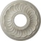 Ekena Millwork Blackthorn Medallion (Canopies up to 4 7/8"), 11 3/4"OD x 3 5/8"ID x 1"P, Pot of Cream Crackle CM11BLPCC - alternate 1